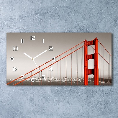 Reloj rectangular Puente de san francisco