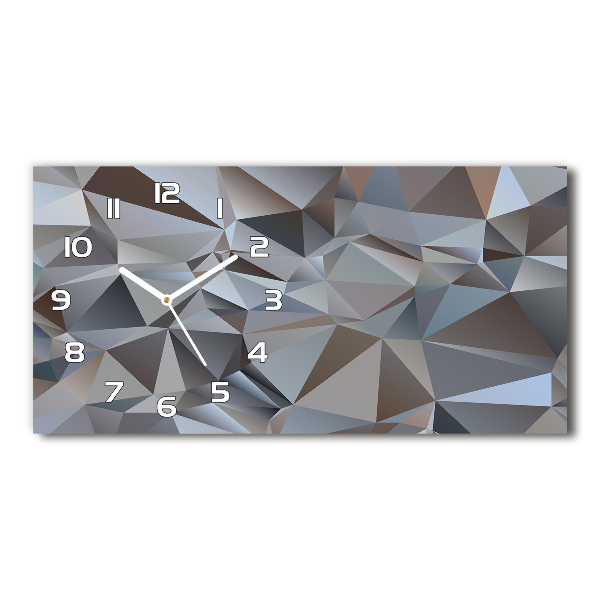 Reloj horizontal Triángulos abstractos