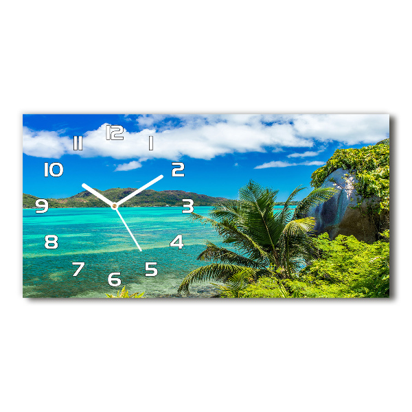 Reloj horizontal Costa de seychelles