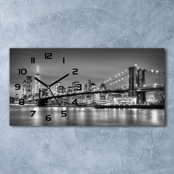 Reloj rectangular Puente de brooklyn