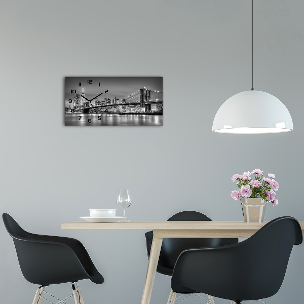 Reloj rectangular Puente de brooklyn