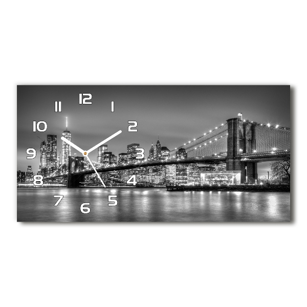 Reloj rectangular Puente de brooklyn