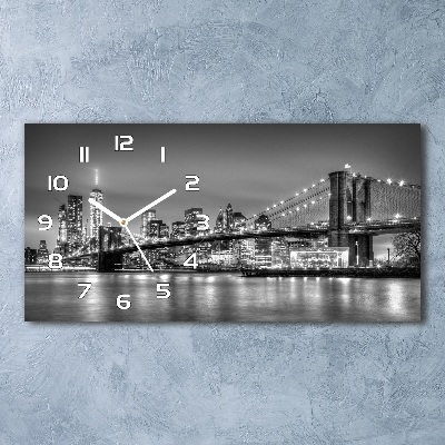 Reloj rectangular Puente de brooklyn