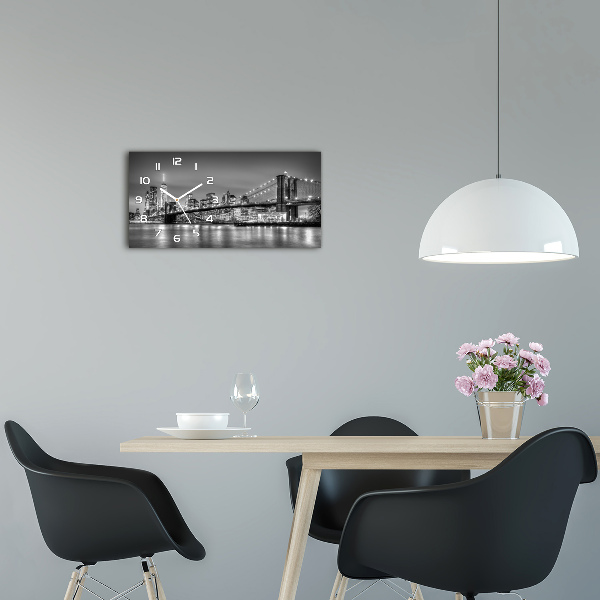 Reloj rectangular Puente de brooklyn