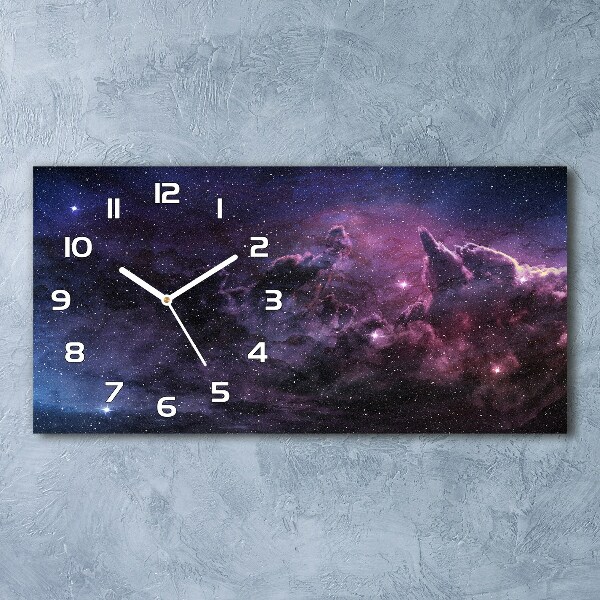 Reloj de cristal horizontal Nebulosa
