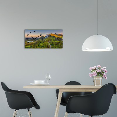 Reloj horizontal Tierras altas de escocia