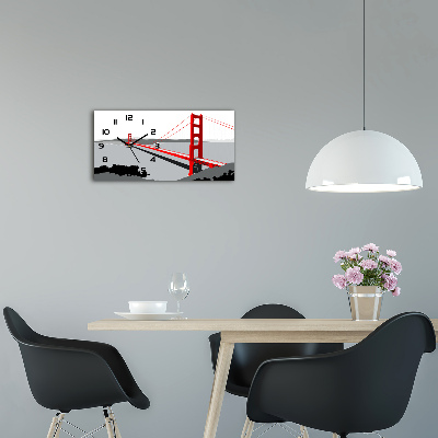 Reloj rectangular Puente de san francisco