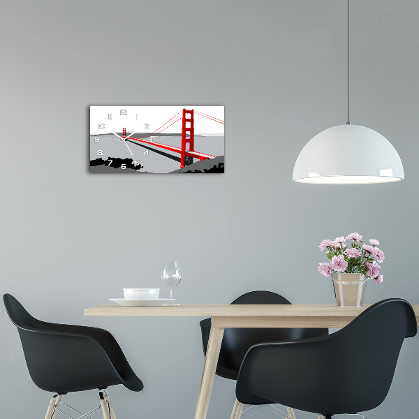 Reloj rectangular Puente de san francisco
