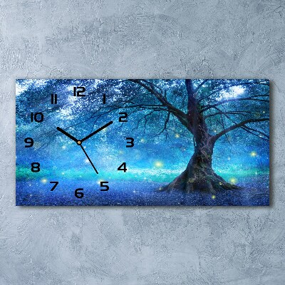 Reloj rectangular Bosque misterioso