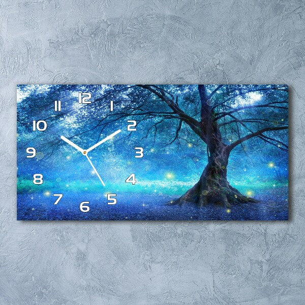 Reloj rectangular Bosque misterioso