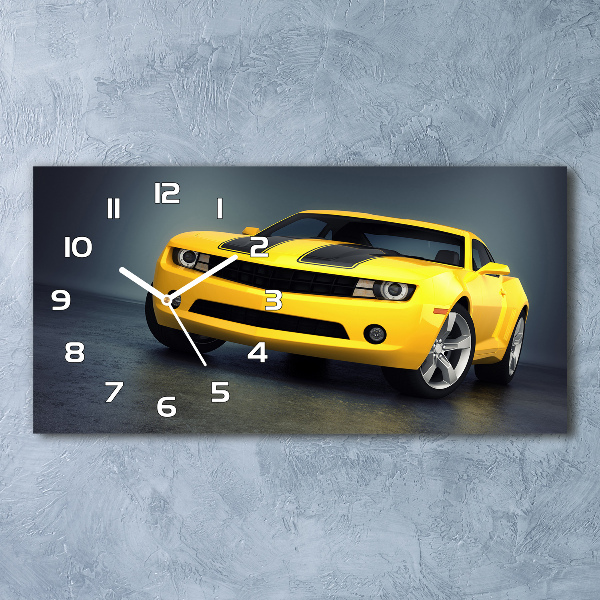 Reloj rectangular Coche deportivo