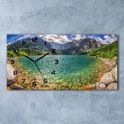 Reloj horizontal Lago en las montañas