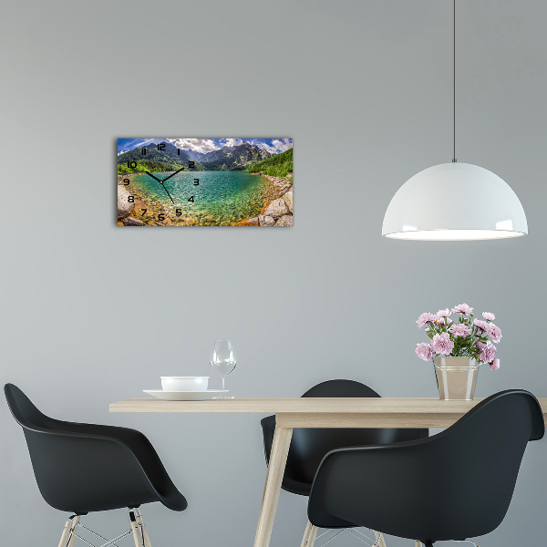 Reloj horizontal Lago en las montañas