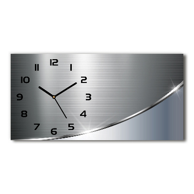 Reloj rectangular Abstracción de metal