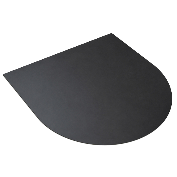 Plancha acero para barbacoa Semiovalada 80x70 cm