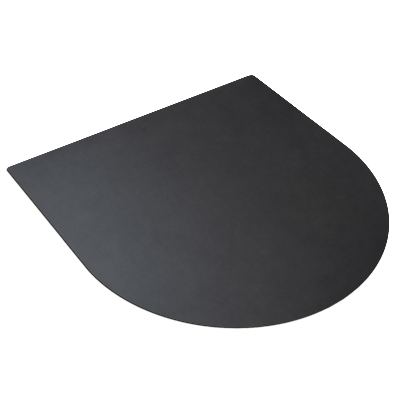 Plancha acero para barbacoa Semiovalada 80x70 cm