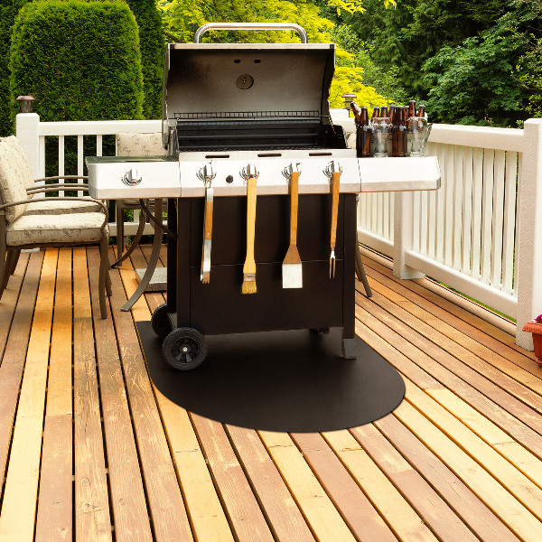 Plancha acero para barbacoa Semiovalada 80x70 cm