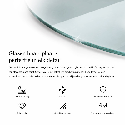 Protector suelo para estufa de leña transparente