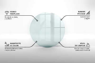 Protector suelo para estufa de leña transparente