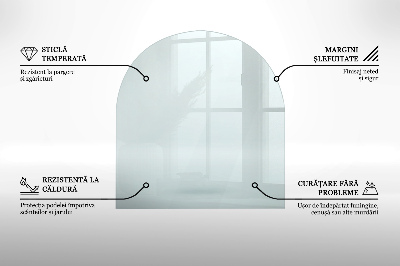 Szyba pod kozę półokrągła transparentna