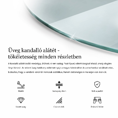 Szyba hartowana pod kominek ćwiartka transparentna