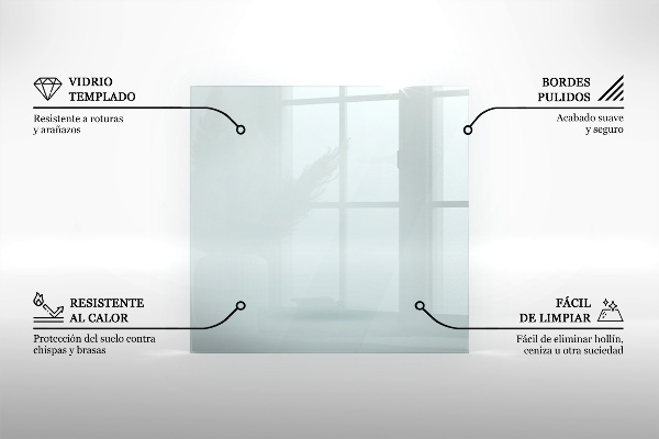 Protector de suelo para estufa hexágono transparente