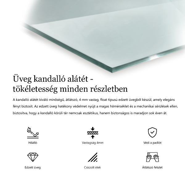 Protector de suelo para estufa hexágono transparente