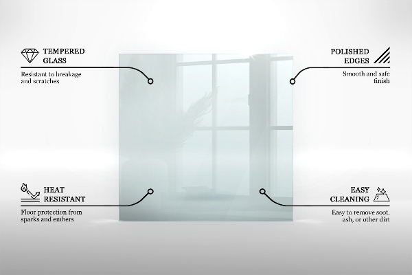 Protector de suelo para estufa hexágono transparente