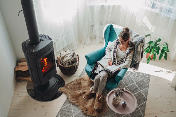 Szkło pod kominek Tekstura kamienia naturalnego