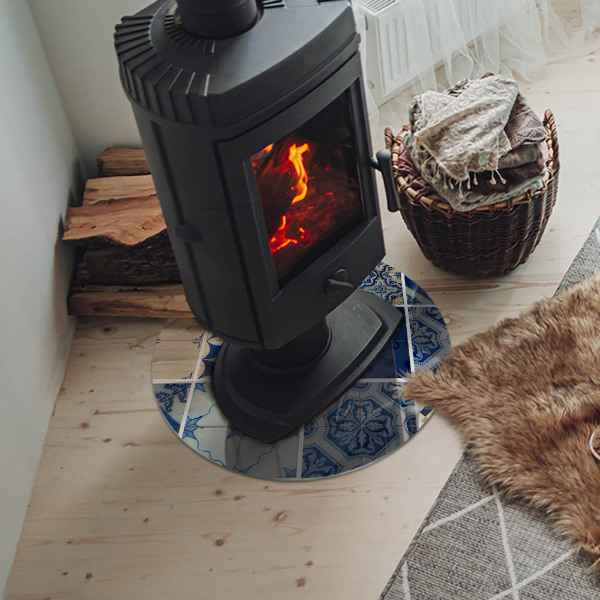 Placa de protección para estufa Patrones de baldosas cerámicas