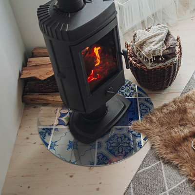 Placa de protección para estufa Patrones de baldosas cerámicas