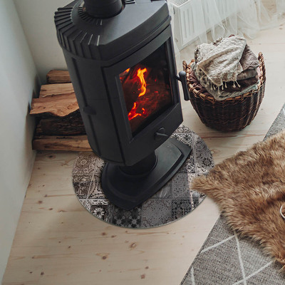 Podkładka pod kominek Wzory kafli dekoracyjnych