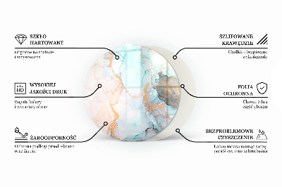 Szkło pod kominek Naturalny wzór drewna