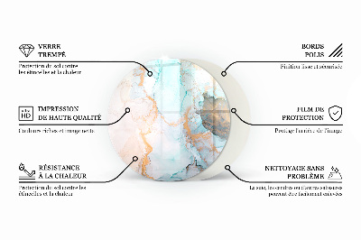 Protector de suelo para estufas Patrón de madera natural