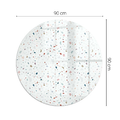 Protector de suelo para estufas Patrón con formas pequeñas