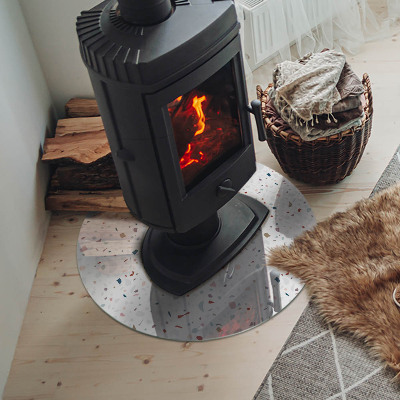 Protector de suelo para estufas Patrón con formas pequeñas