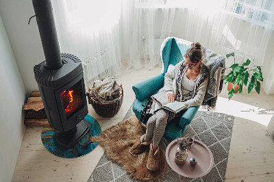 Placa de protección para estufa Patrón orgánico abstracto