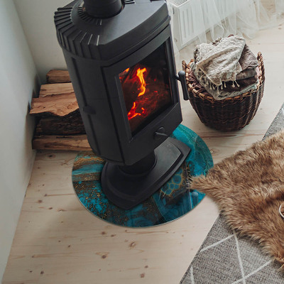 Placa de protección para estufa Patrón orgánico abstracto