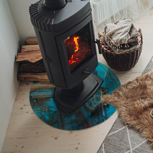 Placa de protección para estufa Patrón orgánico abstracto