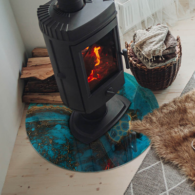 Placa de protección para estufa Patrón orgánico abstracto