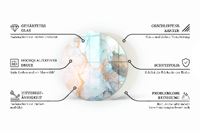 Placa de protección para estufa Patrón de madera natural