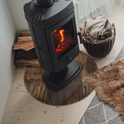 Placa de protección para estufa Patrón de madera natural