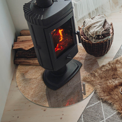 Protector de suelo para estufas Textura de piedra natural