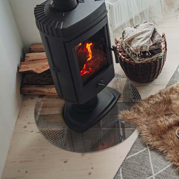 Placa de protección para estufa Patrón de chapa perforada