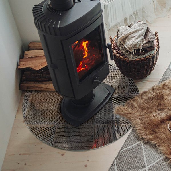 Placa de protección para estufa Patrón de chapa perforada