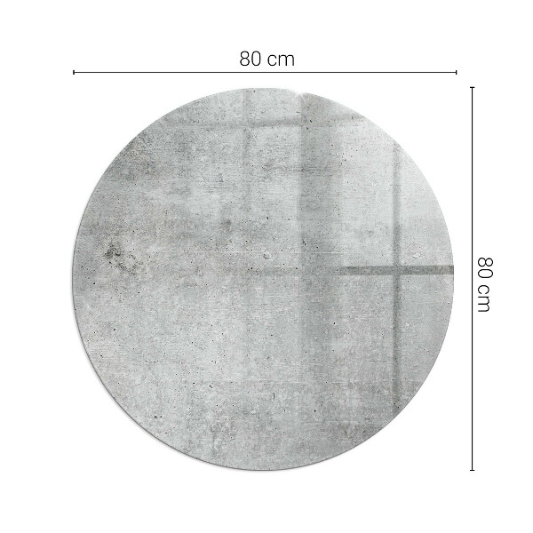 Szkło pod kominek Tekstura surowego betonu