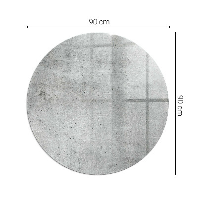 Szkło pod kominek Tekstura surowego betonu