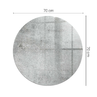 Szkło pod kominek Tekstura surowego betonu