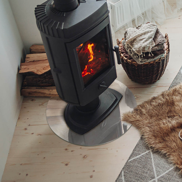 Protector de suelo para estufas Patrón de mármol natural