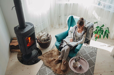 Placa de protección para estufa Elegante patrón de mármol